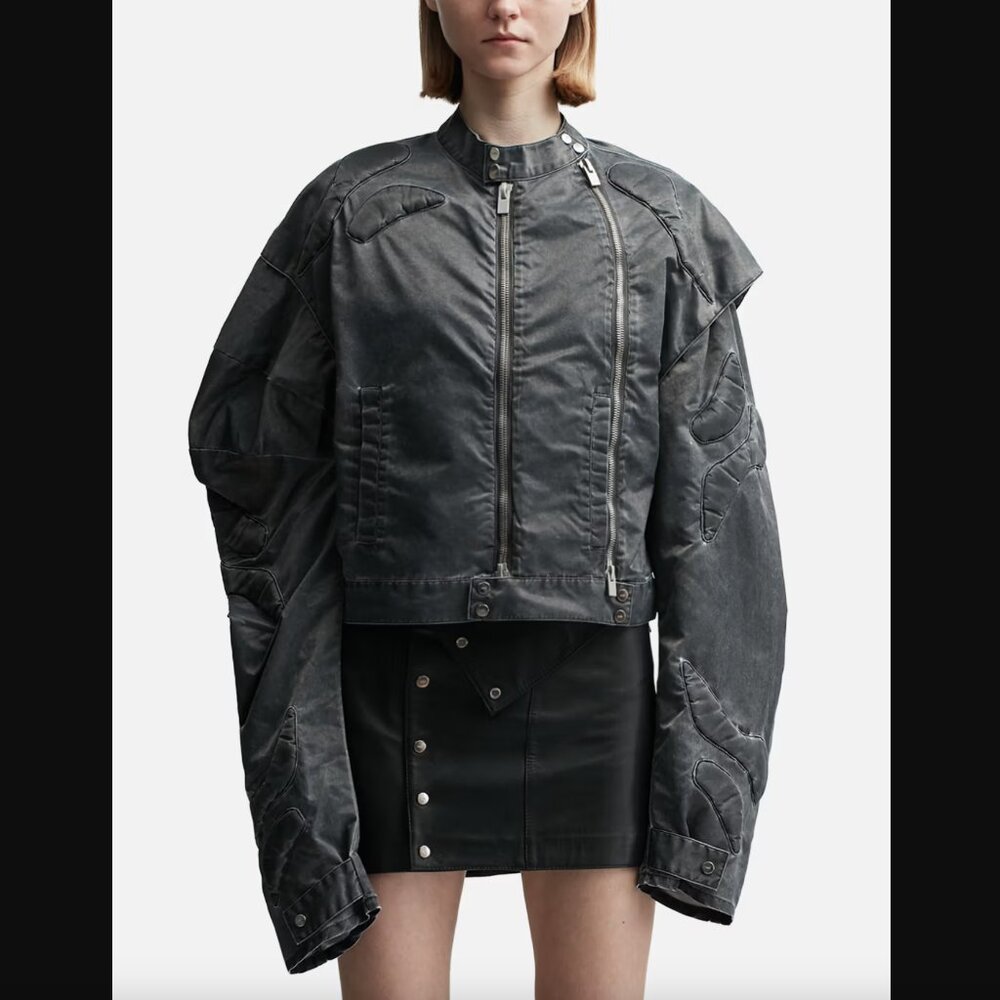 NWT HELIOT EMIL Molded Biker Jacket